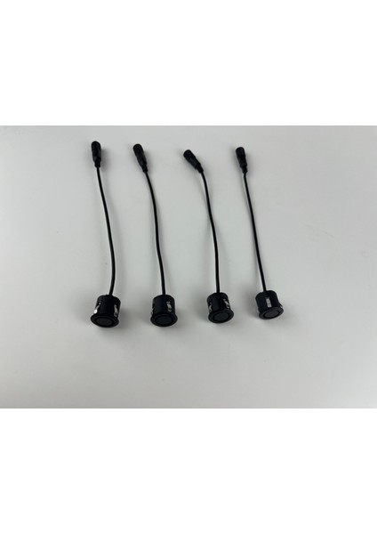 Unıque ® Lcd Ekranlı Park Sensör 19Mm Mat Siyah Sensör