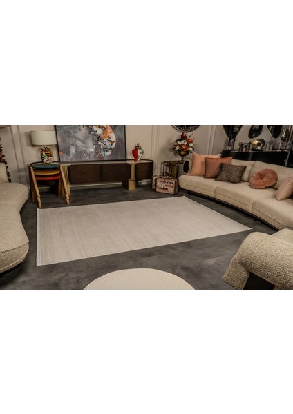 Zenta ZN008 Krem Hav Toz Vermez Salon Mutfak Koridor Oturma Odası Yolluk Halı Makine Halısı