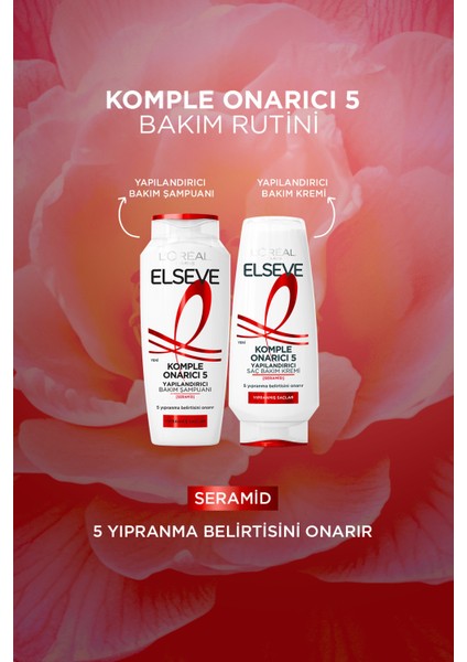 L'Oréal Paris Elseve Komple Onarıcı 5 Yapılandırıcı Bakım Şampuanı 300 ml