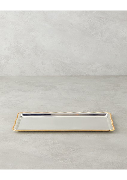 Reflection Metal Tepsi 32X17 cm Gold-Silver