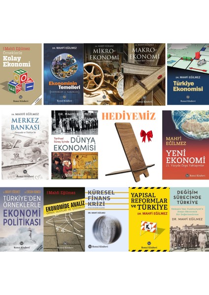 Merkez Bankası - Dünya Ekonomisi - Ekonominin Temelleri / Mahfi Eğilmez 13 Kitap Full Ekonomi Seti