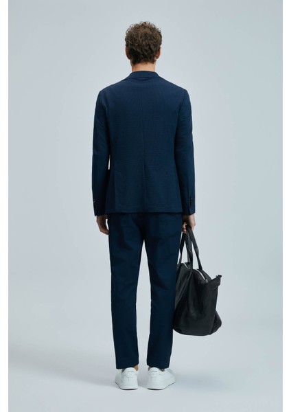 Asel Slim Fit Lacivert Erkek Blazer Ceket 111140170 fırsatları