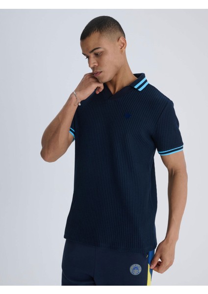 Erkek Polo Triko Detaylı Model TK038EFY10 Lacivert Renkli Tasarım fiyatları