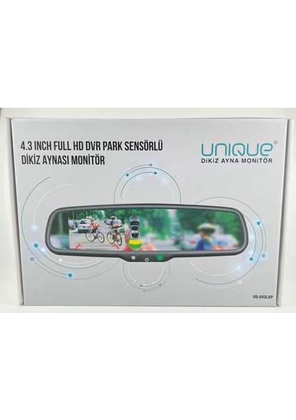 4.3' Full Hd Park Sensörlü Ön Kamera Kayıtlı Ayna Monitör fiyatları