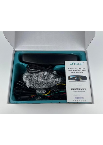 4.3' Full Hd Park Sensörlü Ön Kamera Kayıtlı Ayna Monitör