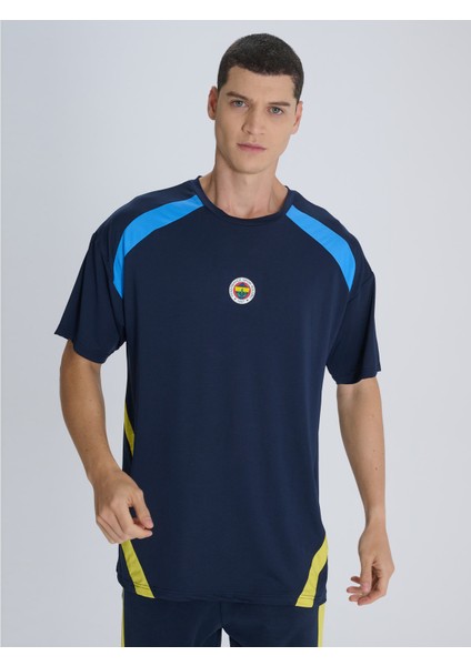 Erkek Trıbun Parça Detaylı Tshırt