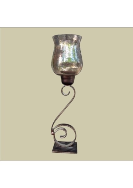Mumluk Bronz Metal 40 cm