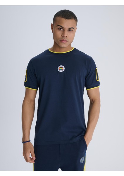 Erkek Trıbun Triko Bant Detaylı Tshır