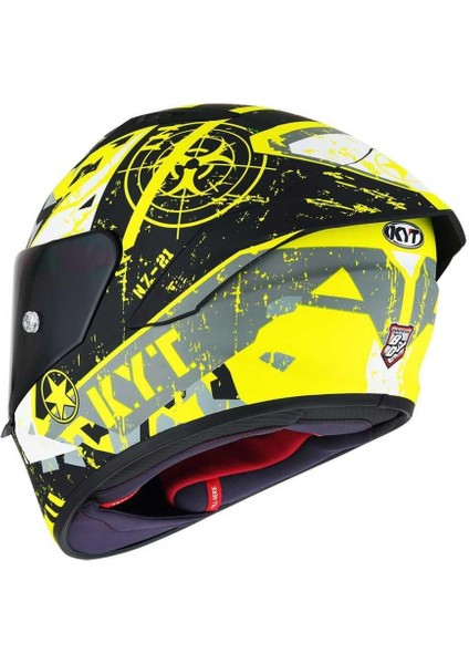 Nz Race Kask Blazıng Matt Yellow