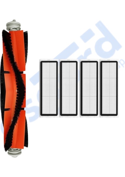 Dreame L10 S Pro, L10S Pro Gen 2, L10S Plus Uyumlu 1 Ana Fırça 4 Filtre