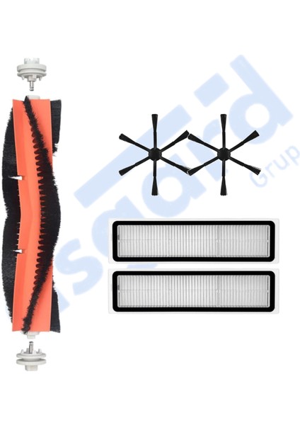 Dreame D10S, D10S Pro, D9 Max Gen2 Uyumlu 1 Ana Fırça 2 Yan Fırça 2 Filtre