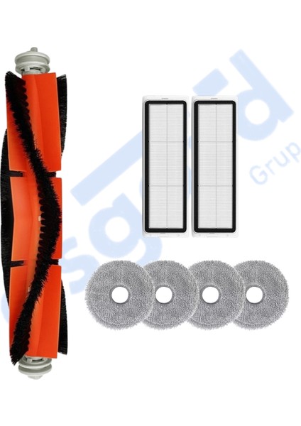 Dreame L10 S Pro, L10S Pro Gen 2, L10S Plus Uyumlu 1 Ana Fırça 2 Filtre 4 Mop