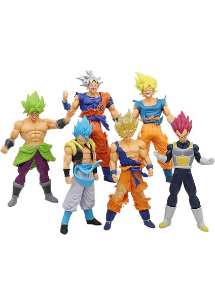 Yedi Dragon Ball Süper Saiyan Mankenleri Anime Modeli Çevresel Süsler Sun Wukong Vegeta Klasik Süper Sai Serisi (Yurt Dışından)