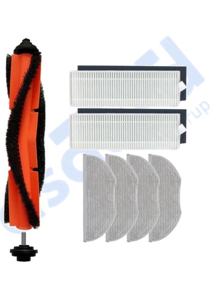 Xiaomi Essential –viomi V3 Max Uyumlu 1 Ana Fırça 2 Filtre 4 Mop