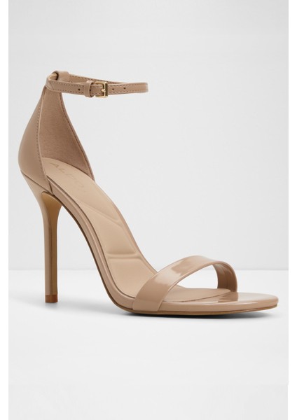 Jacynthe Sandalet Yüksek Topuklu Sandalet Abiye Sandalet - Naturel fırsatları