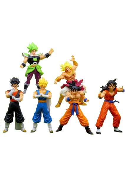 Yedi Dragon Ball Süper Saiyan Mankenleri Anime Modeli Çevresel Süsler Sun Wukong Vegeta Klasik Süper Sai Serisi (Yurt Dışından)