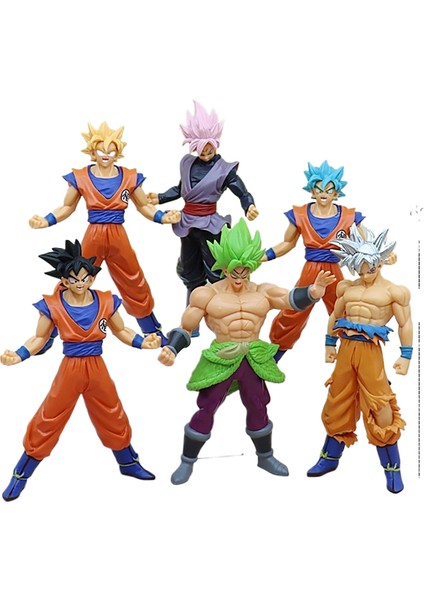 Yedi Dragon Ball Süper Saiyan Mankenleri Anime Modeli Çevresel Süsler Sun Wukong Vegeta Klasik Süper Sai Serisi (Yurt Dışından)