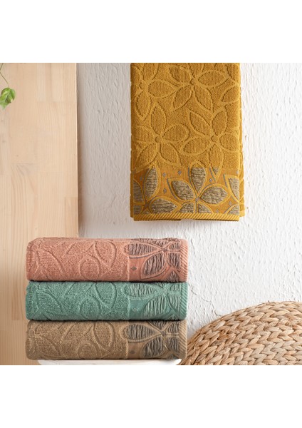 Home Dolce Jakarlı Havlu 50X90-HARDAL