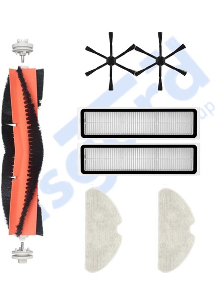 Dreame D10S, D10S Pro, D9 Max Gen2 Uyumlu 1 Ana Fırça 2 Yan Fırça 2 Filtre 2 Mop