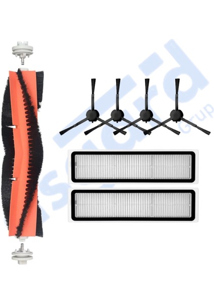 Dreame D10S, D10S Pro, D9 Max Gen2 Uyumlu 1 Ana Fırça 4 Yan Fırça 2 Filtre