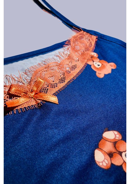 Kadın Ip Askılı Şortlu Pijama Takımı fiyatları