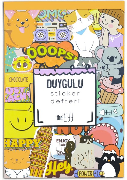 Sticker Book 500 Adet Renkli Etiket Defteri