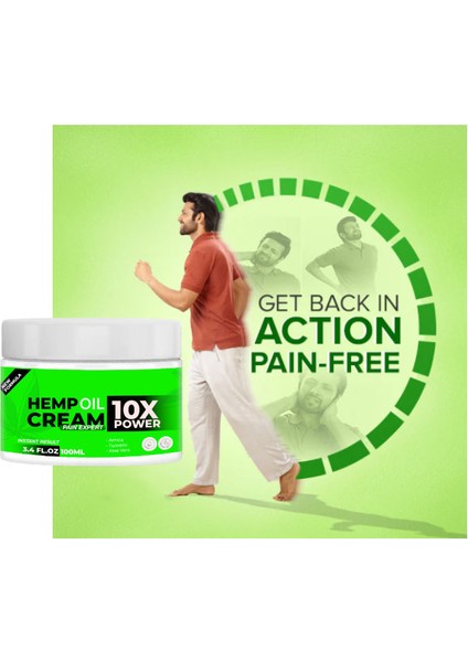 - Hemp Oil Cream 2 Adet 10X Power Pain Expert 100 ml Krem fiyatları