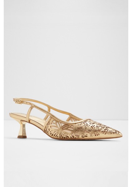 Elegant Ayakkabı Orta Boy Topuklu - Sarı fırsatları