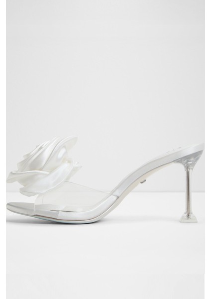 Cinderellamule Sandalet Topuklu Terlik - Beyaz modelleri