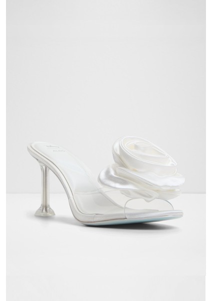 Cinderellamule Sandalet Topuklu Terlik - Beyaz fırsatları