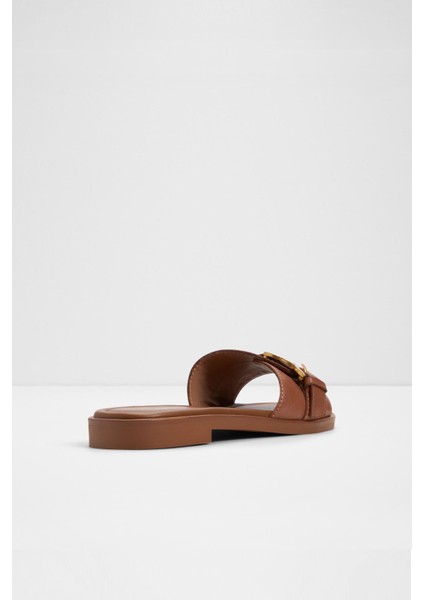 Dallaedar Sandalet Düz Terlik - Kahverengi fiyatları