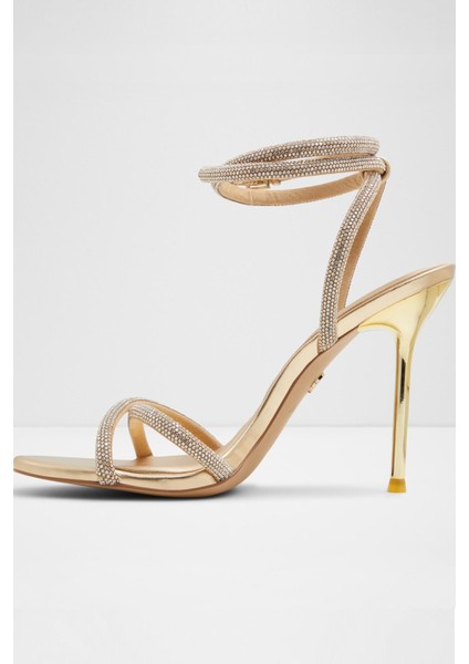 Manaelden Sandalet Orta Boy Topuklu Sandalet - Sarı modelleri