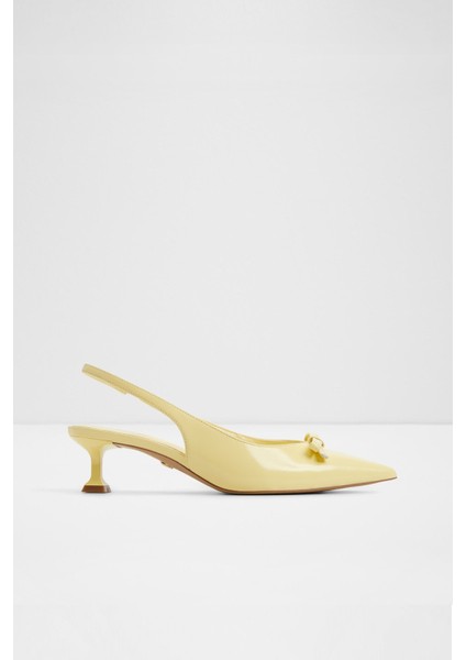 Luxuriant Ayakkabı Orta Boy Topuklu - Sarı
