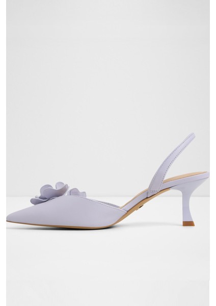 Leilania Ayakkabı Orta Boy Topuklu - Mor modelleri