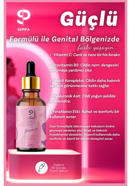 Genital Bölge S.ıkılaştırıcı, D.araltıcı, Bakım Serumu – 10 ml