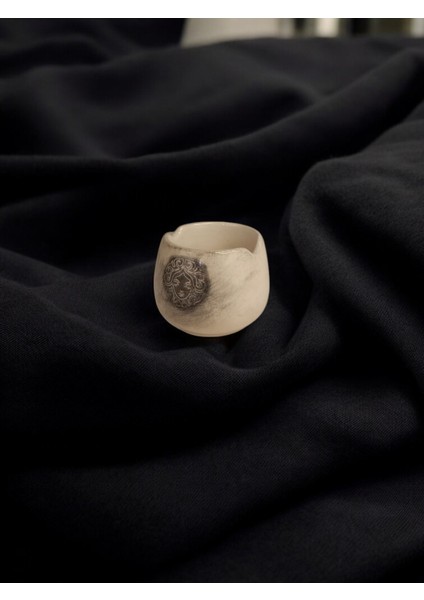 Seramik Boya Su Kabı 11X8X8CM