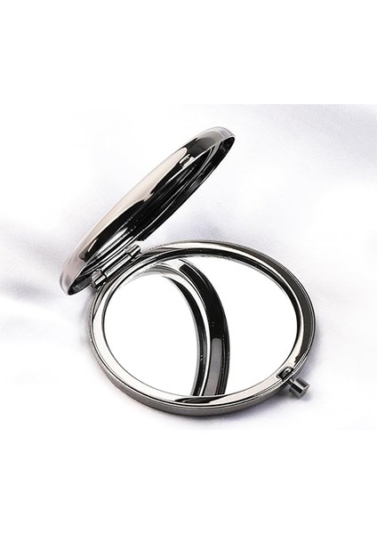 Kişiye Özel İsimli Makeup Baskılı Daire Metal Ayna Çanta, Cep ve Makyaj Aynası indirimleri