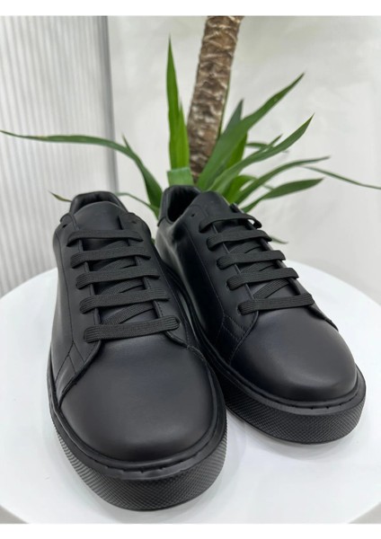 Hakiki Deri Günlük Sneaker Erkek Ayakkabı
