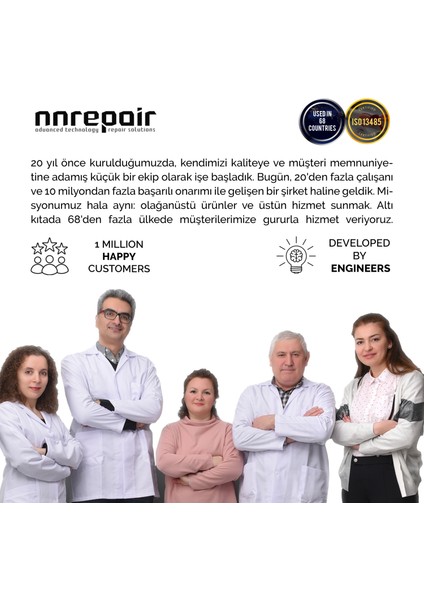 - Seramik ve Akrilik Yüzey Tamir Kiti