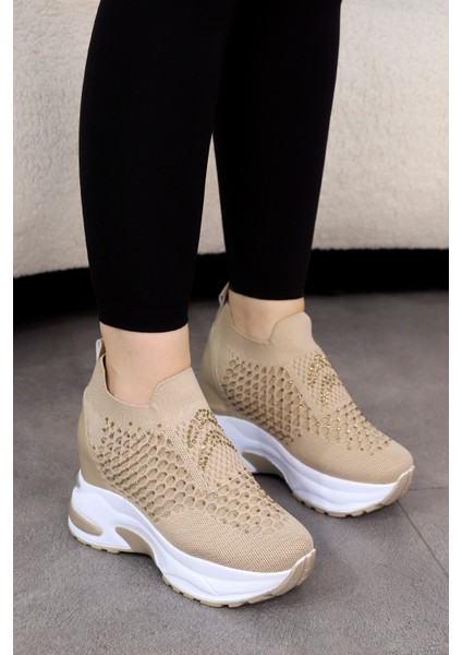 Dnr 426 Taşlı Triko Spor Ayakkabı