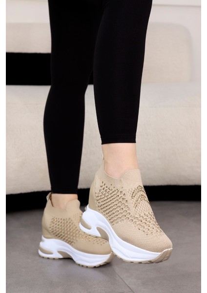 Dnr 426 Taşlı Triko Spor Ayakkabı modelleri