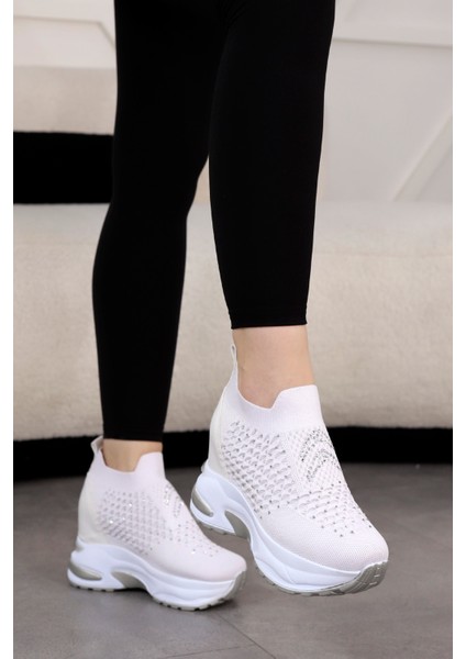 Dnr 426 Taşlı Triko Spor Ayakkabı modelleri