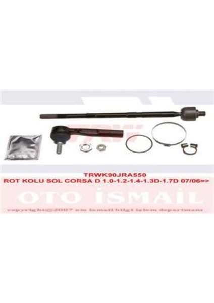 JRA550 Rot Mili Sol Grande Punto 06- / Mıto 08- / Corsa D 06-
