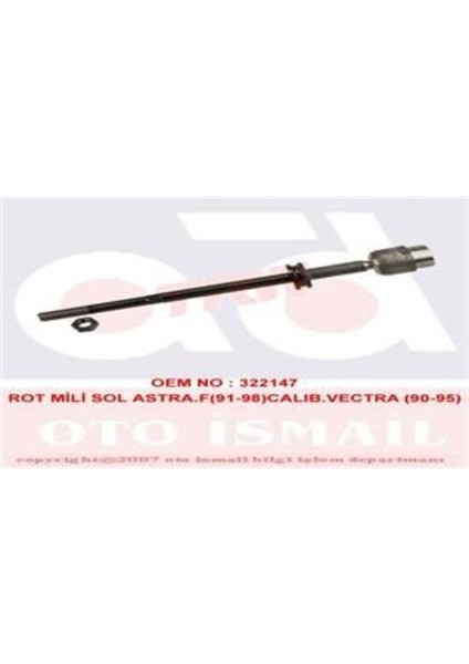 JAR642 Rot Mili Sol Astra F 91-98 Vectra A 92- Calıbra A 90-