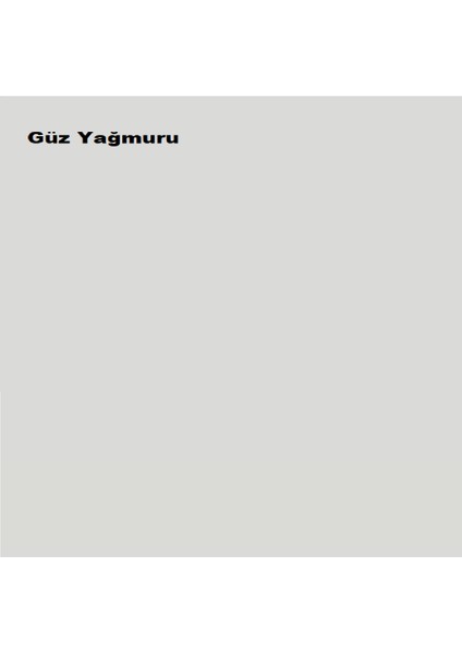 Plastik Mat Iç Cephe Boyası Güz Yağmuru 15 Lt (20 Kg) fiyatları