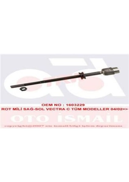 JAR927 Rot Mili Croma 05- / Vectra C 02- Sıgnum 03- / 9-3 04-