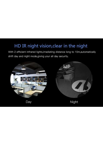 3mp Full Hd Kablosuz Wifi Iç ve Dış Mekan Balık Gözü Sd Karta Kayıt Yapan Güvenlik Kamerası fırsatları