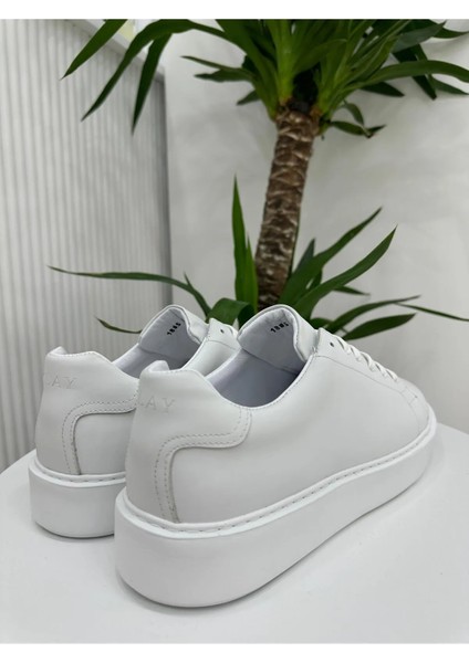 Hakiki Deri Günlük Sneaker Erkek Ayakkabı