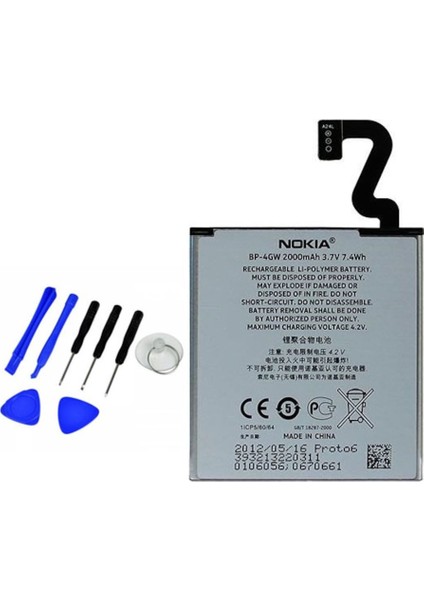 Nokia Lumia 625 Bp-4gw Batarya Pil + Tamir Seti