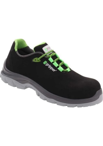 Gripper GPR-153-S2 Siyah Microfiber Nubuk Kompozit Burunlu Iş Ayakkabısı